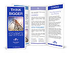 Very high high-voltage tower Brochure Template