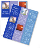 Very high high-voltage tower Newsletter Template