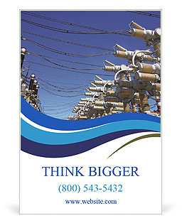 Power lines Ad Template