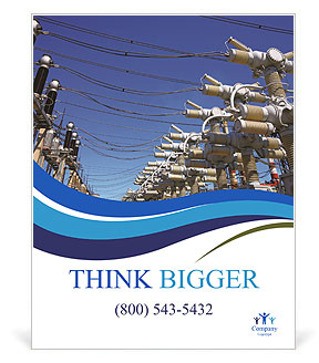 Power lines Poster Template