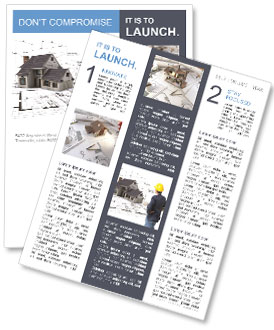 Builder sees the model of the future home Newsletter Template