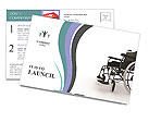 The wheelchair Postcard Template