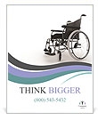 The wheelchair Poster Template