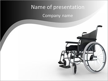The wheelchair PowerPoint Template