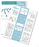 Illustration of social network Newsletter Template