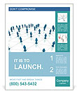 Illustration of social network Poster Template