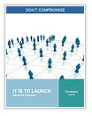 Illustration of social network Word Template
