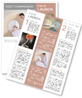 Dr. accompanies the patient to scan Newsletter Template