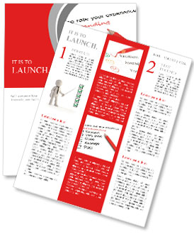 Standard filling of the form Newsletter Template