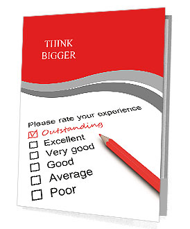 Standard filling of the form Presentation Folder