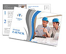 Builders to develop a plan Postcard Template