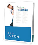 A young boy peeks Presentation Folder