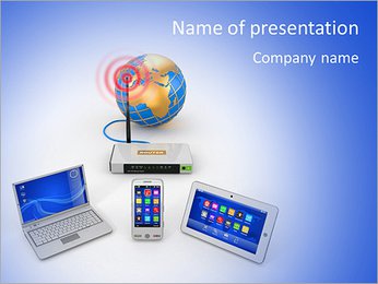 Apparatus for receiving and transmitting information PowerPoint Template
