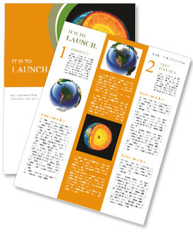 Earth in the context of Newsletter Template