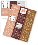 A group of children peeping Newsletter Template