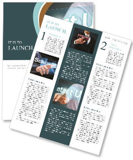 Contact Us word Newsletter Template