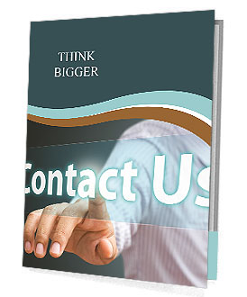 Contact Us word Presentation Folder