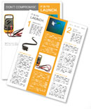 A device for measuring voltage Newsletter Template