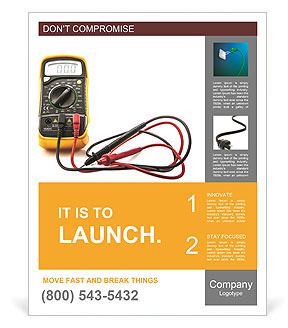 A device for measuring voltage Poster Template