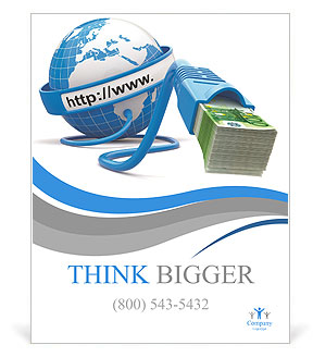 Make money on the internet Poster Template