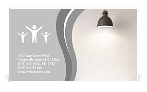 Old Lamp Business Card Template