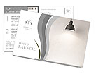 Old Lamp Postcard Template