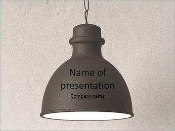 Old Lamp PowerPoint Template