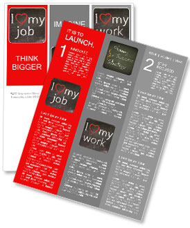 I love my job title Newsletter Template