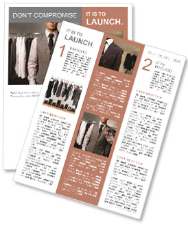 Classic suit Newsletter Template