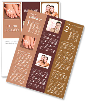 Beautiful female legs Newsletter Template