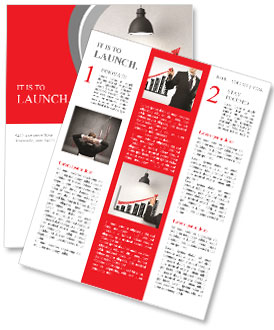 Hand drawing up arrow on concrete wall Newsletter Template