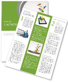 Three-dimensional graphics in your gadget Newsletter Template