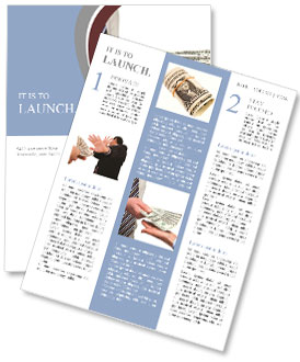 Human hands exchanging money Newsletter Template