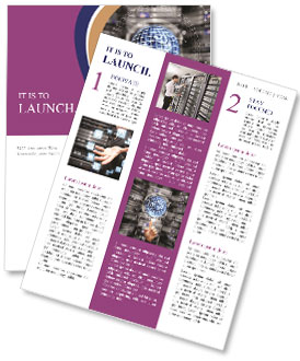 Nasa-Furnished Image Showcases Digital World's Dominance In Data Center Rooms Newsletter Template