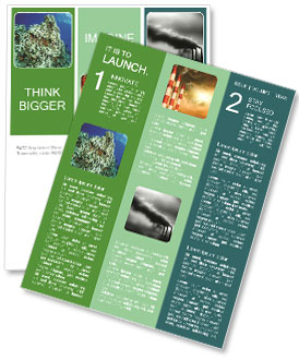 Global Warming Causing Destruction Of Coral Reefs: An Environmental Crisis Newsletter Template