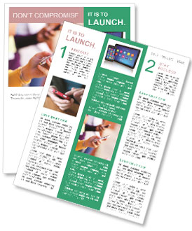 Group Of Youth Engrossed In Smartphone Activities: A Captivating Close-Up Shot Newsletter Template