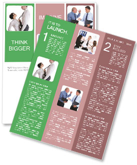 Isolated White Background: Woman Pulls Tall Man By Necktie Newsletter Template