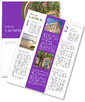 Fialová a žlutá budova s ​​fialovými květy Newsletter