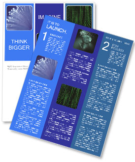 Detailed Fiber Optic Images With Stunning Light Effects: A Visual Feast Newsletter Template