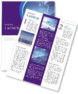 Harnessing Renewable Energy: Wind Turbines And Solar Panels For A Sustainable Future Newsletter Template