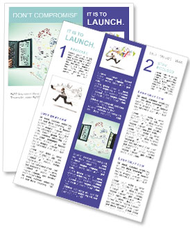 Chat And Social Network Business Partner For Collaboration Newsletter Template