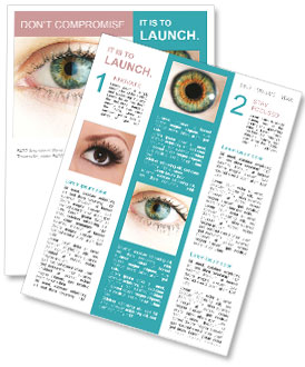 Macro Photography Of The Human Eye: A Close-Up Look Newsletter Template