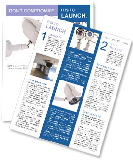 Video Surveillance Camera For Isolated Locations Newsletter Template