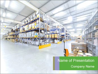 Interior Design For Warehouses: Maximizing Space And Efficiency PowerPoint Template