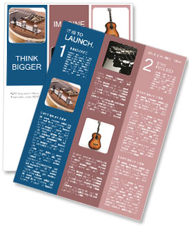 Detailed Shot Of Acoustic Or Electric Guitar For Music Enthusiasts And Collectors. Newsletter Template
