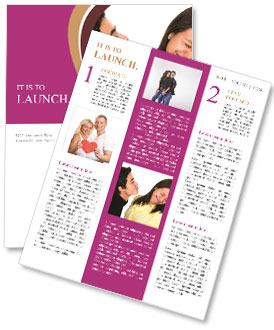 Isolated Photo Of A Woman Struggling With An Unwanted Boyfriend On White Background Newsletter Template