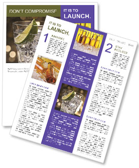 Cocktail Recipe: How To Make A Perfect Gin And Tonic On A Stunning Brown-Gold Backdrop Newsletter Template