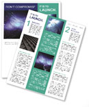 Connecting Stars: A Network Of Celestial Bodies. Newsletter Template