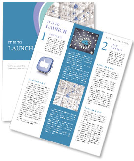 Isolated White 3D Grid Render Illustration Newsletter Template