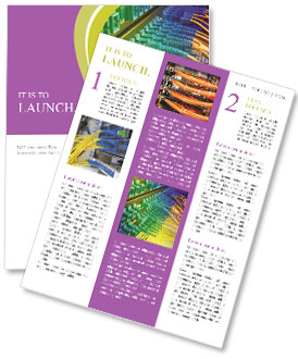 Fiber Optic Equipment Patch Core At Technology Center: A Cutting-Edge Solution Newsletter Template